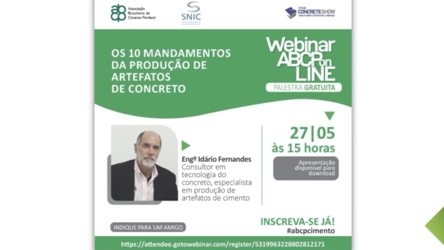 Os 10 mandamentos da produção de artefatos de concreto