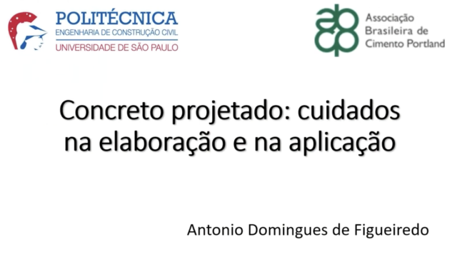 Concreto projetado. Cuidados na elaboração e na aplicação