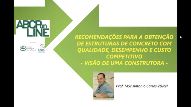 Recomendações para a obtenção de estruturas de concreto com qualidade, desempenho e custo competitivo – Visão de uma construtora