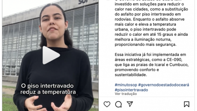Ceará investe em pavimento intertravado