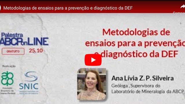 Metodologias de ensaios para a prevenção e diagnóstico da DEF