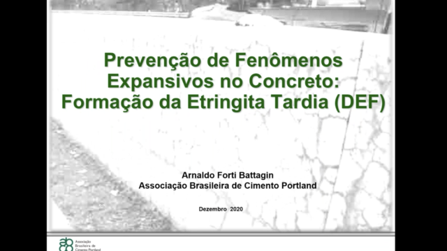 Prevenção de fenômenos expansivos no concreto: formação da etringita tardia